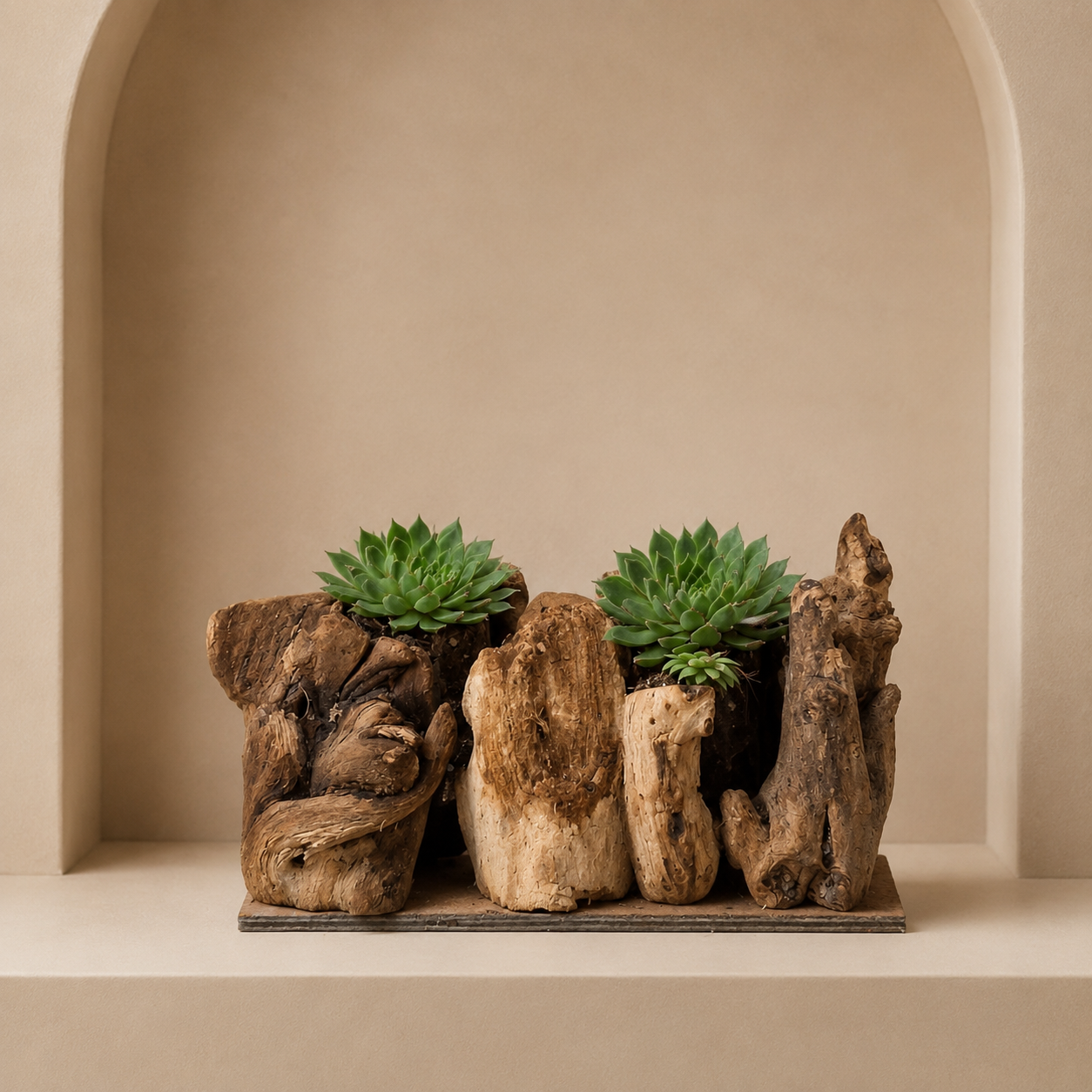 Pot met vetplant